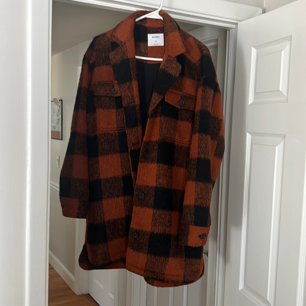 Old navy shacket. Small tall